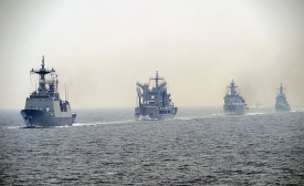 Jihokorejské válečné lodě.
